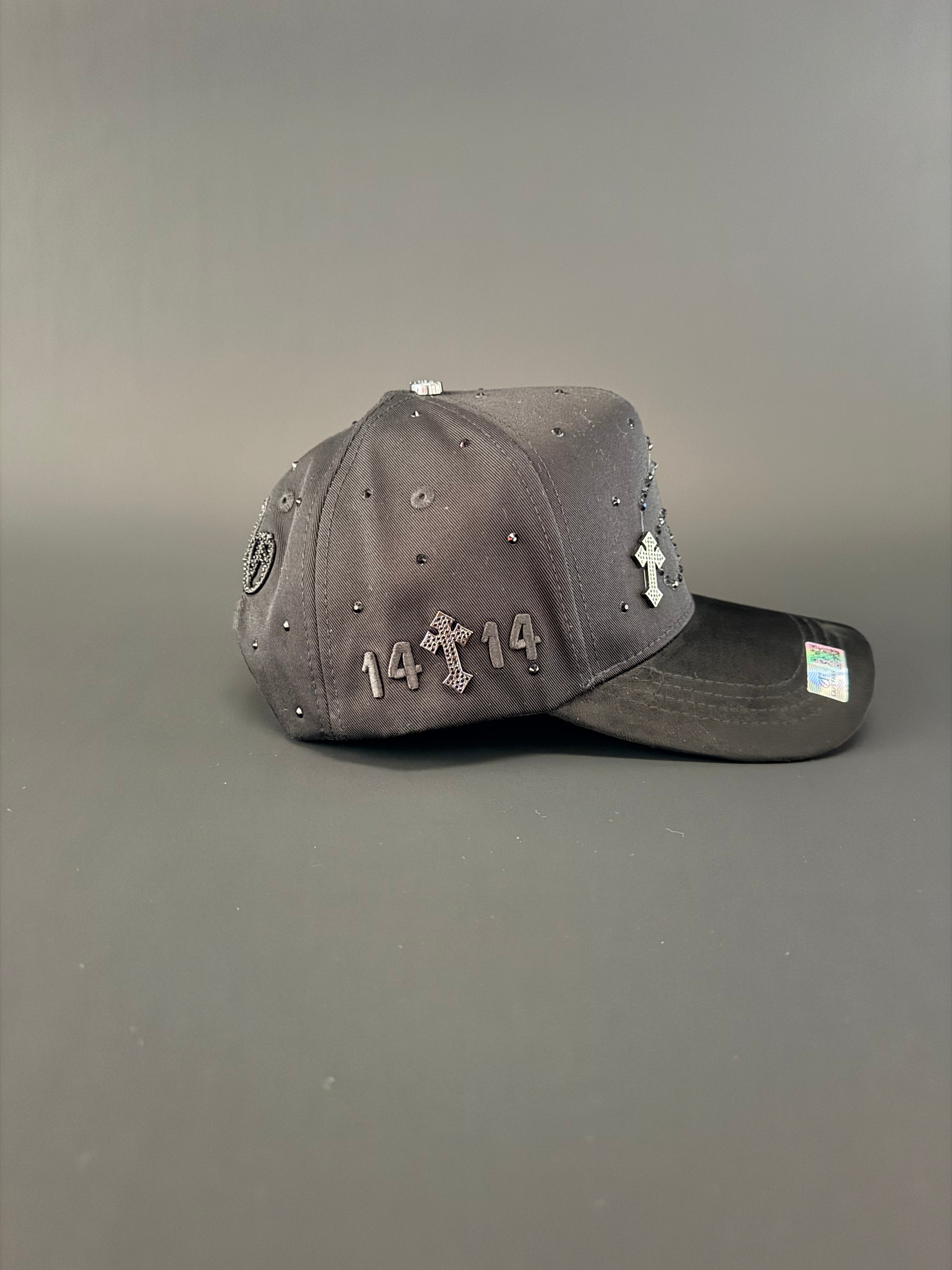 Rosario total black 14-14 cap fans
