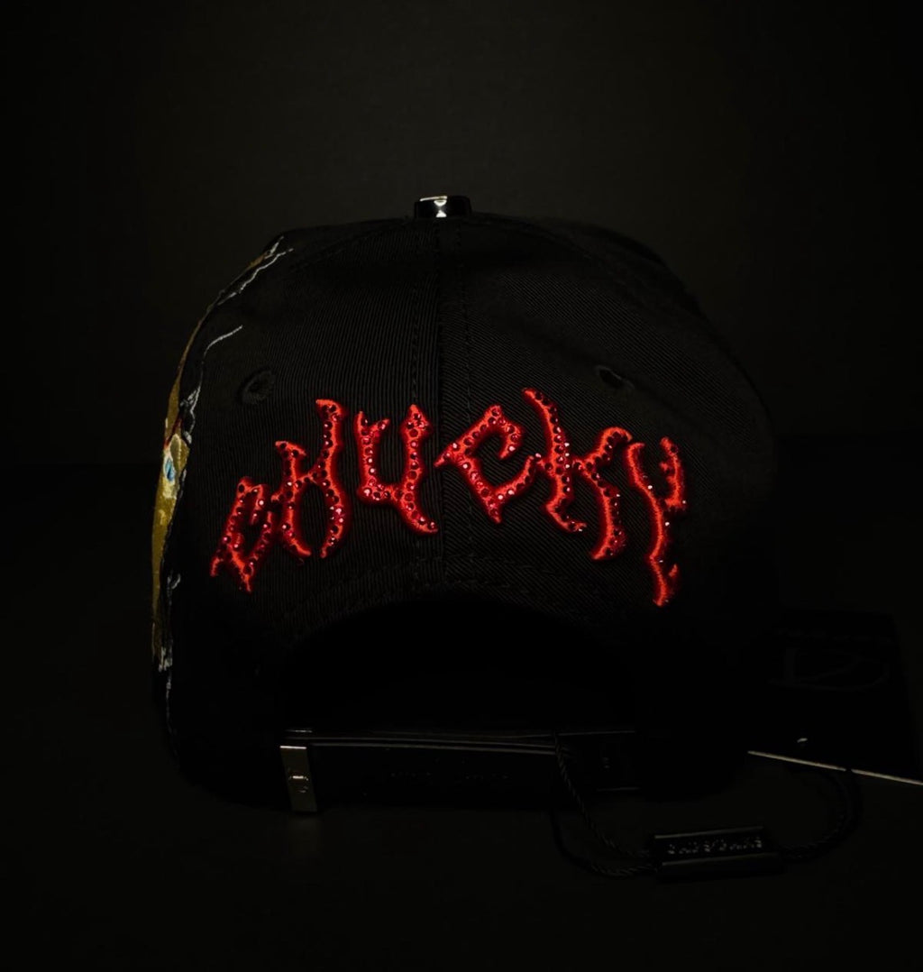 NY Chucky black embroidered