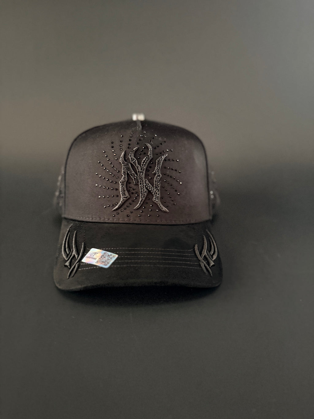 NY Fire total black and crystals