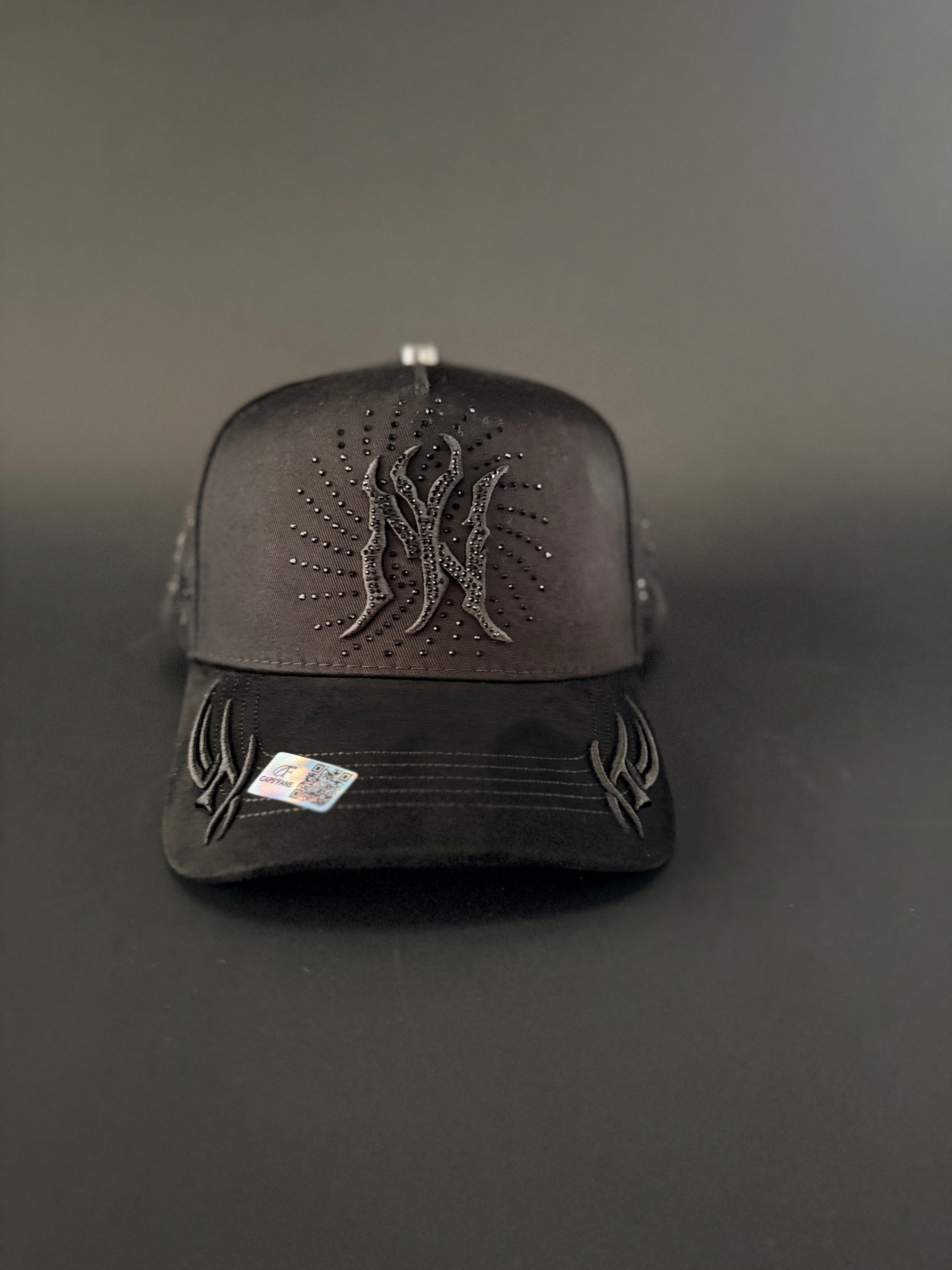 NY Fire total black and crystals