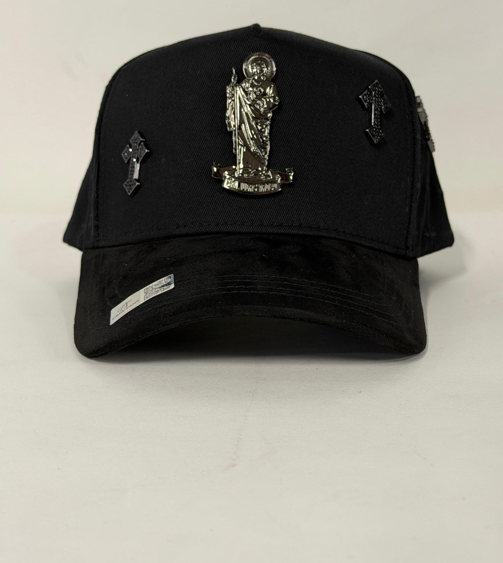 San judas black pin metálico