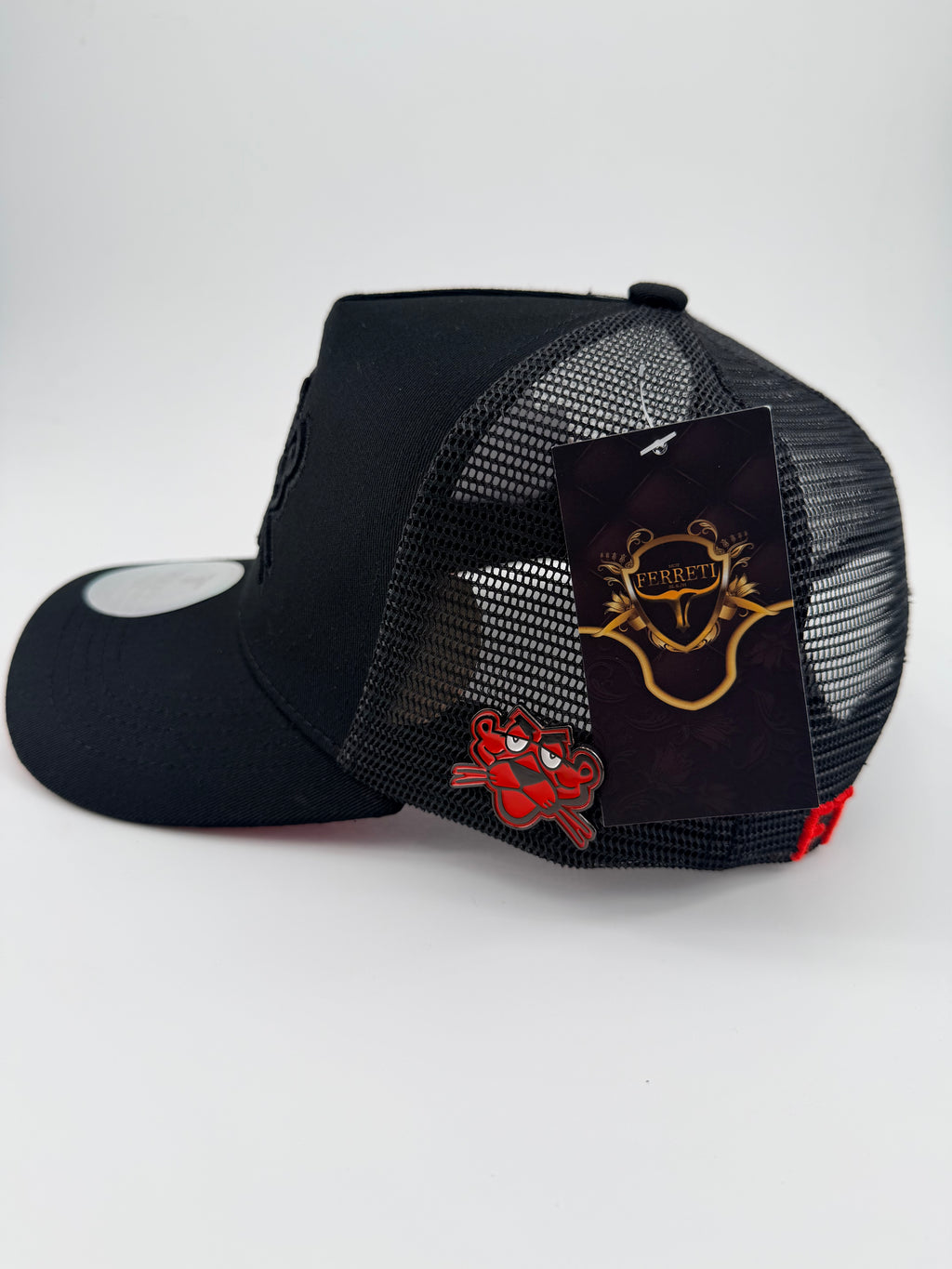 Pink black panther “trucker style” by Ferreti hats