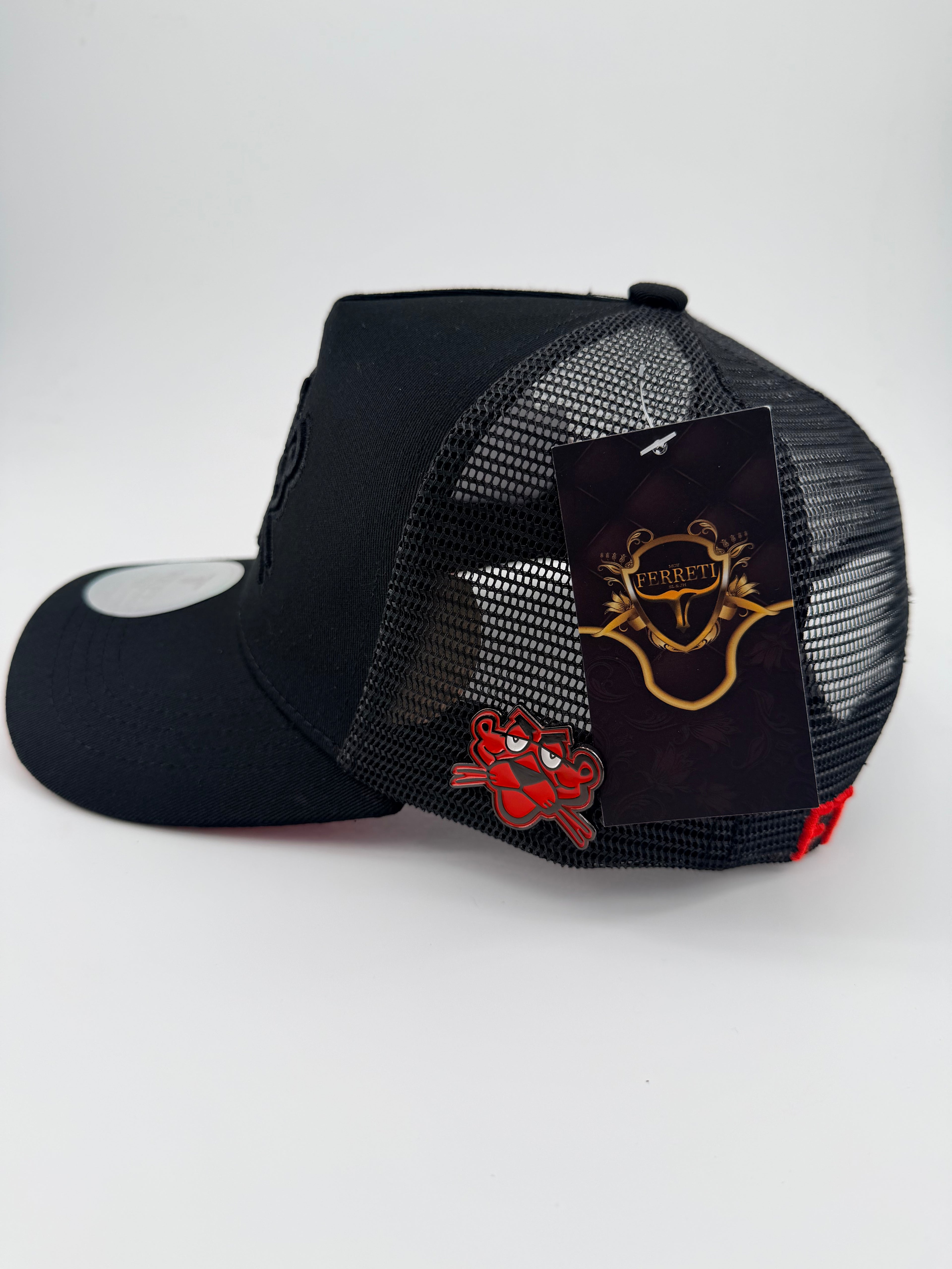 Pink black panther “trucker style” by Ferreti hats
