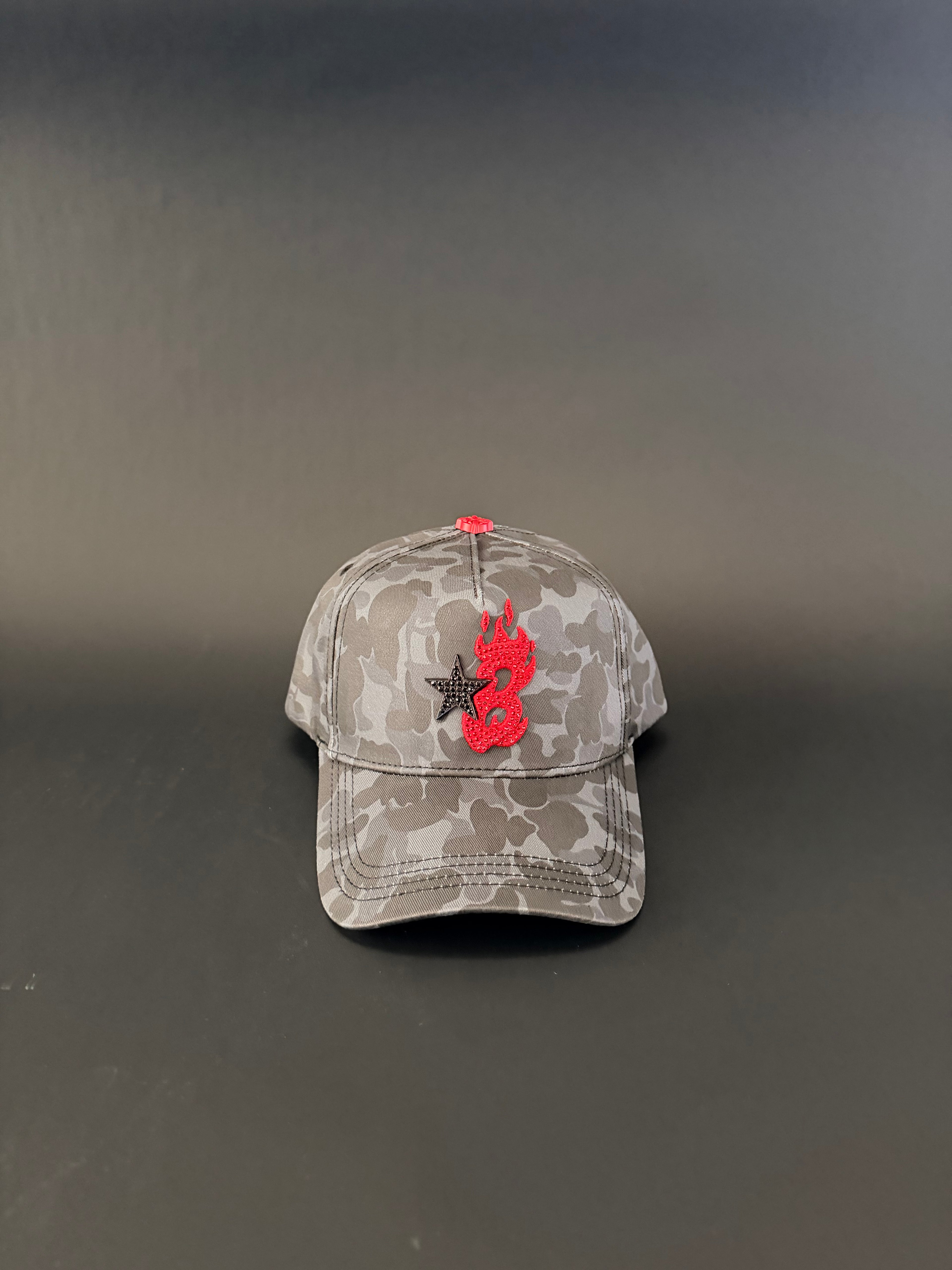 Barbas hats “B-star red camo”