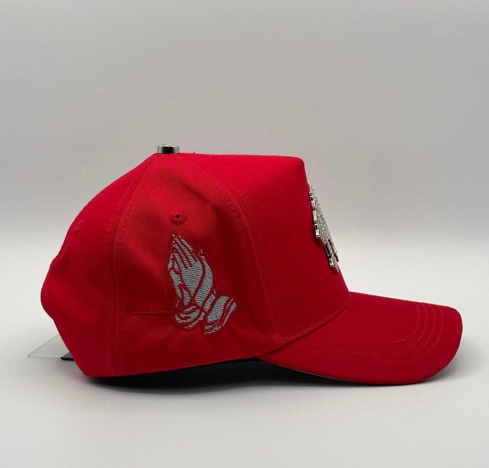 Tres cruces silver red