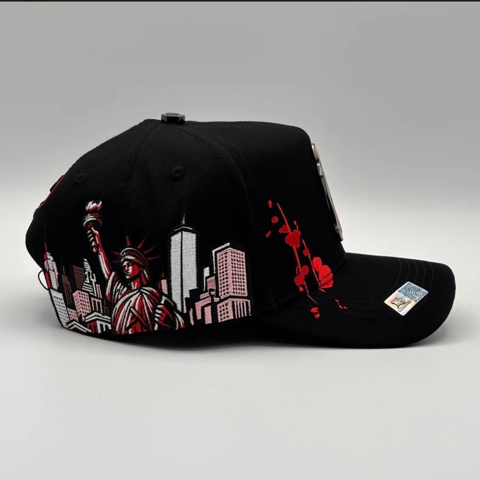 NY Graffiti black and red