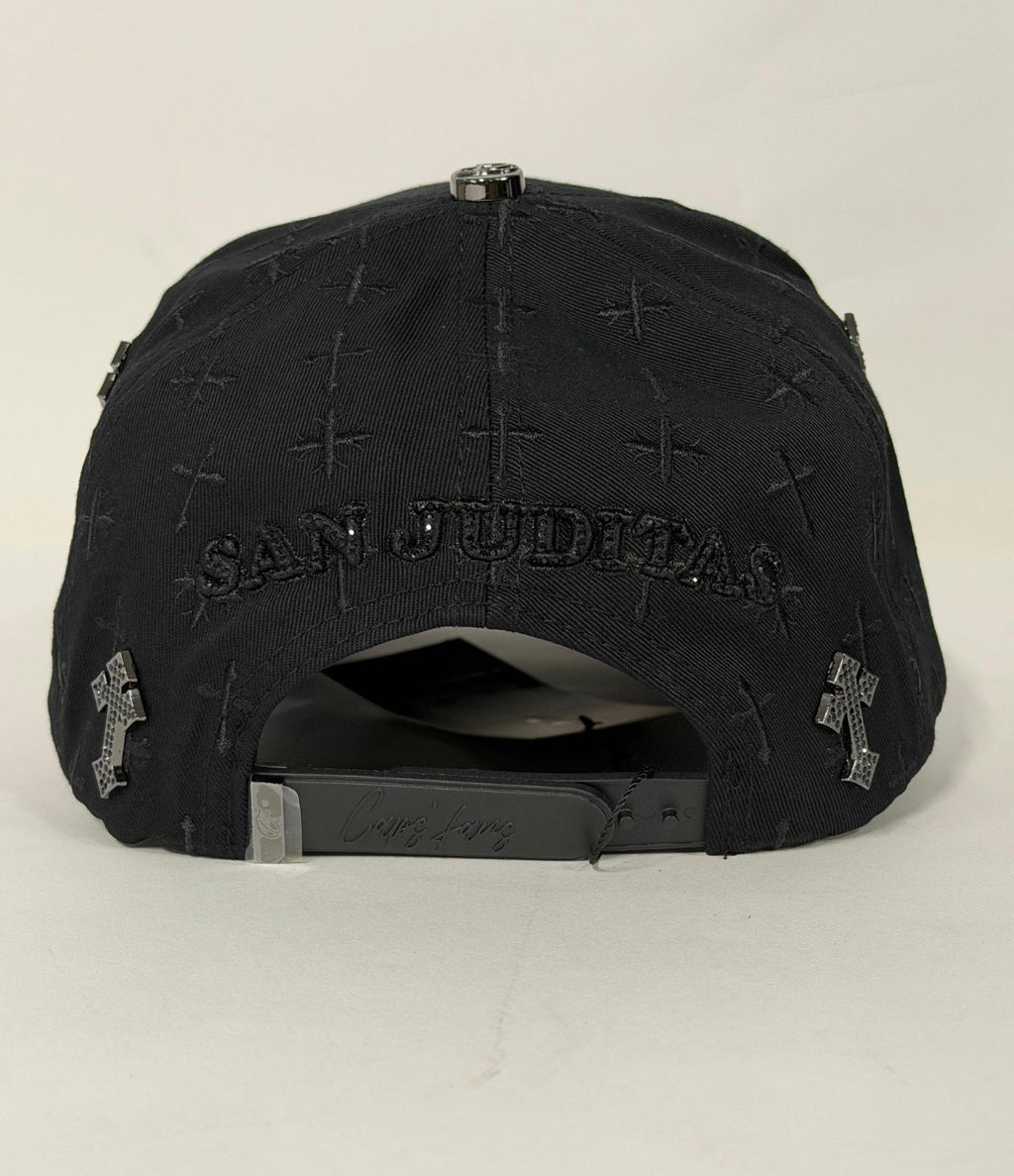 San judas black pin metálico