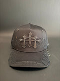 3 cruces total black distress ￼MZ