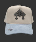 Cruces beige and blue