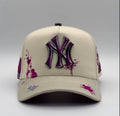 NY Graffiti beige/purple