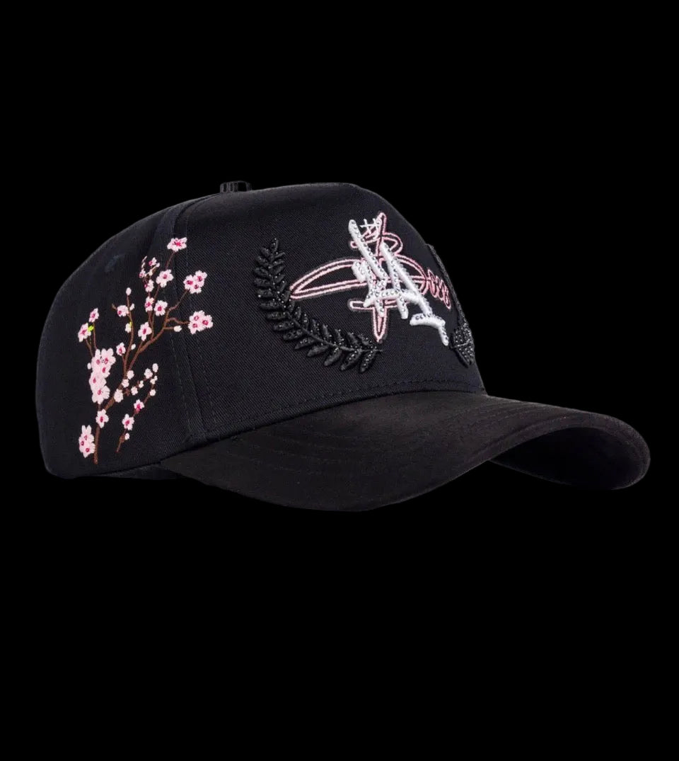 LA flores black /pink