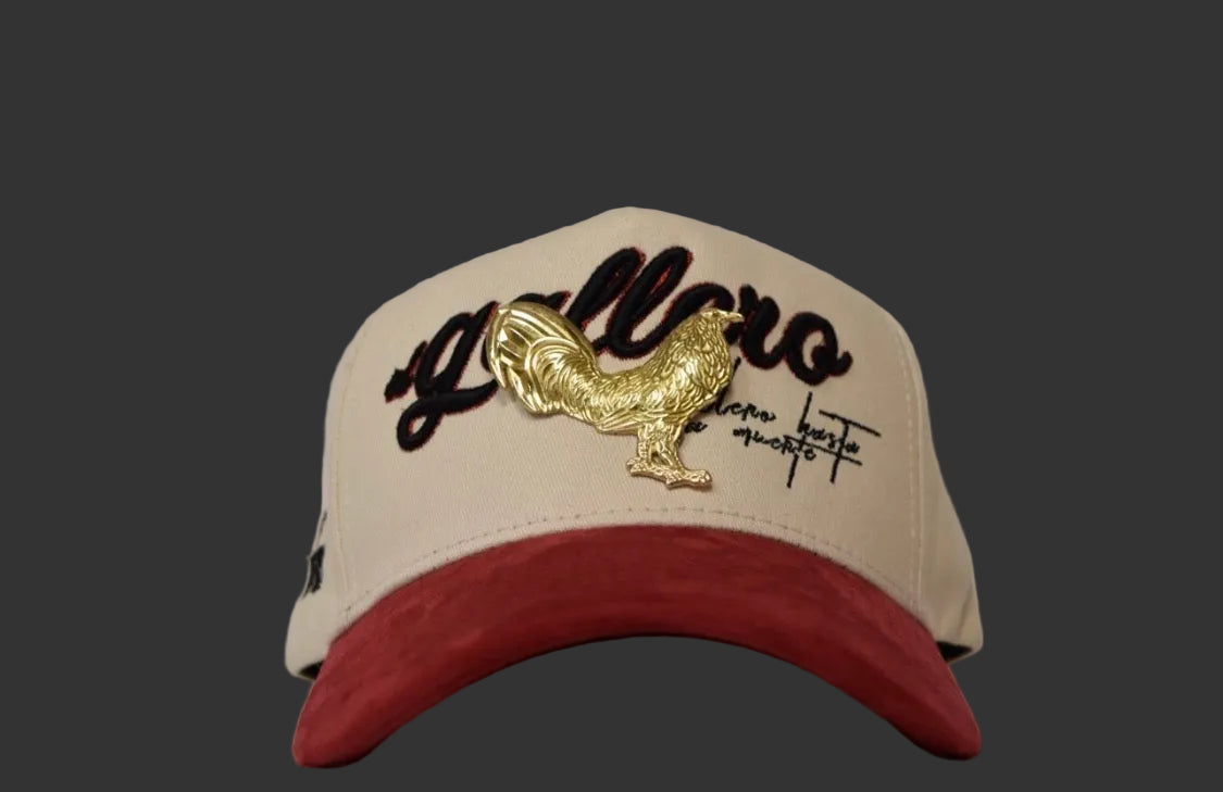 Gallero pin metal dorado