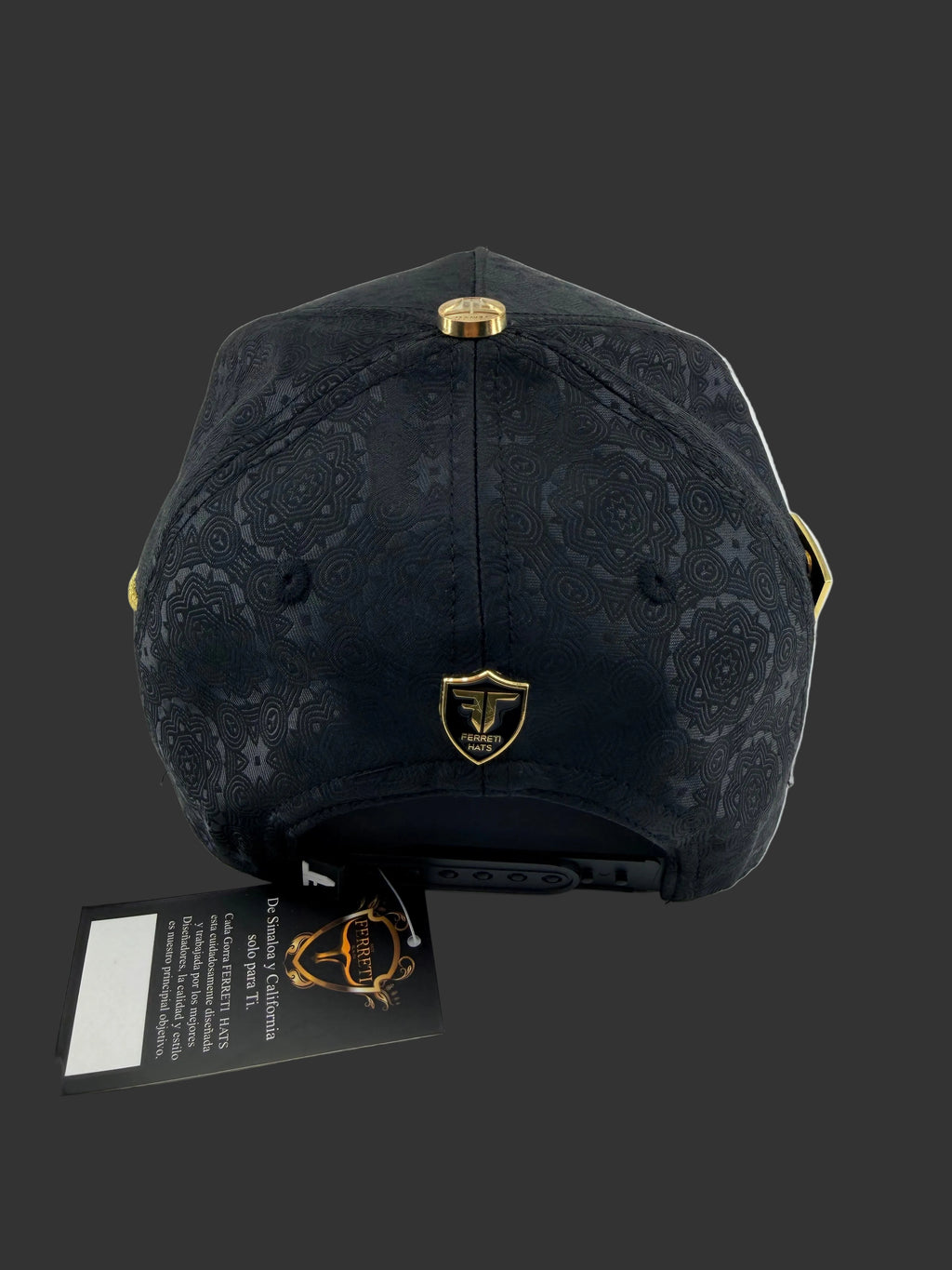 México metal plate by Ferreti hats