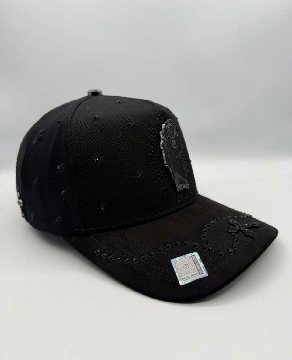 San Judas rosario total black