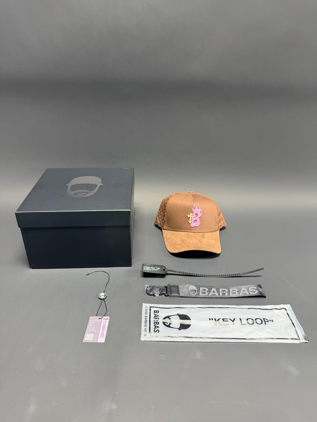 Barbas hats “B-Cross Pink” Full Set