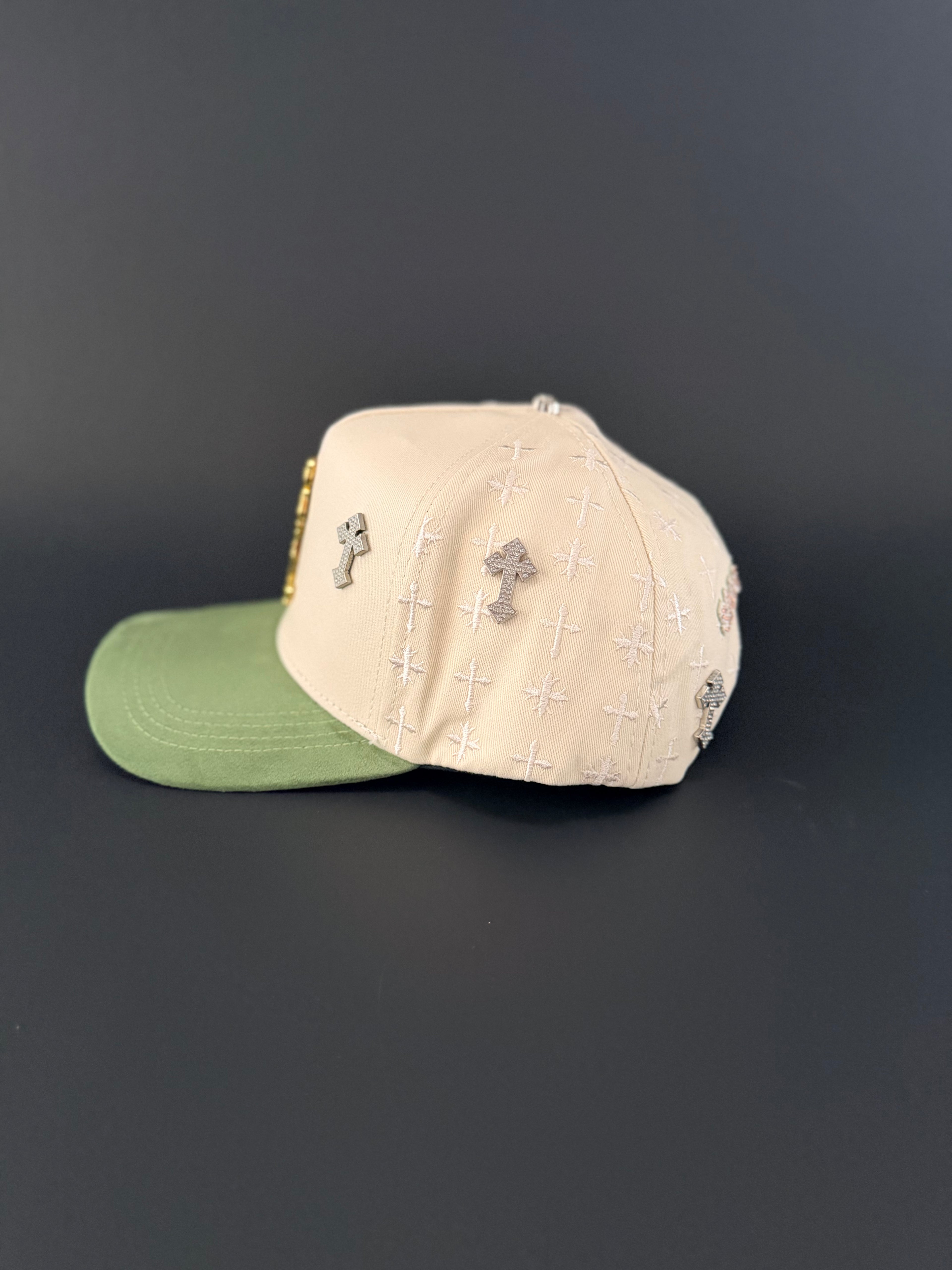 San Juditas  beige/ green