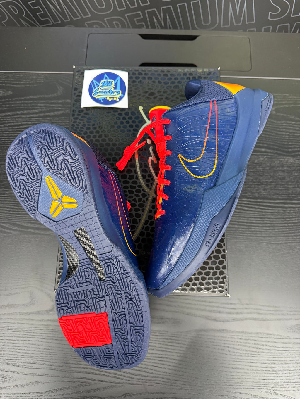 Kobe 5 Catlin Clarks Sz 10 and 11.5