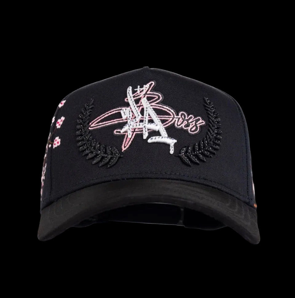 LA flores black /pink