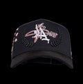 LA flores black /pink