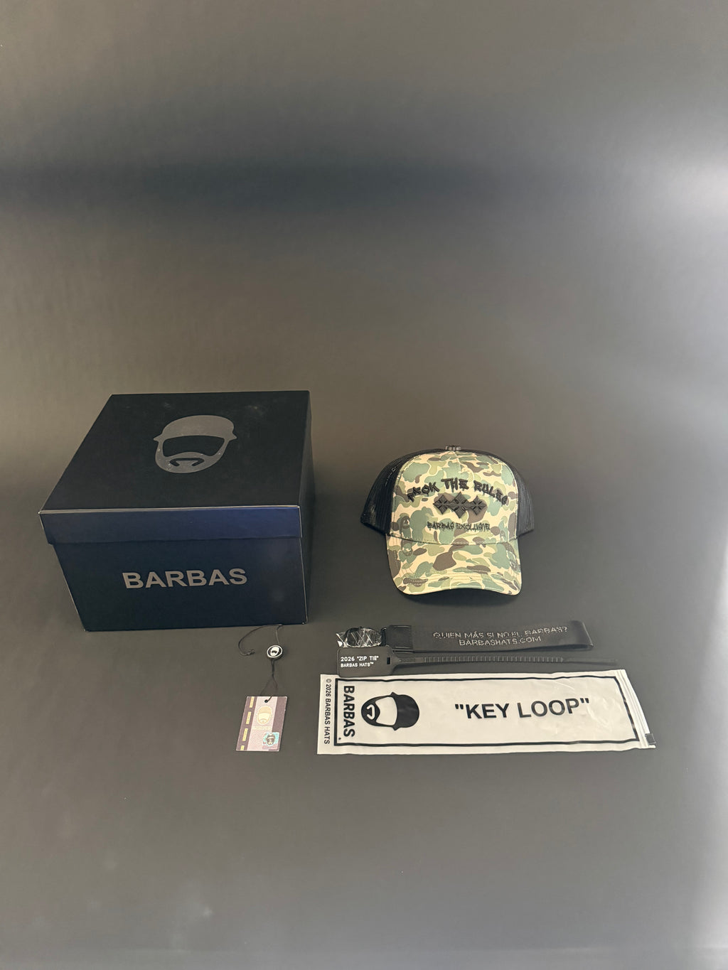 Barbas hats “FTR Trucker” black