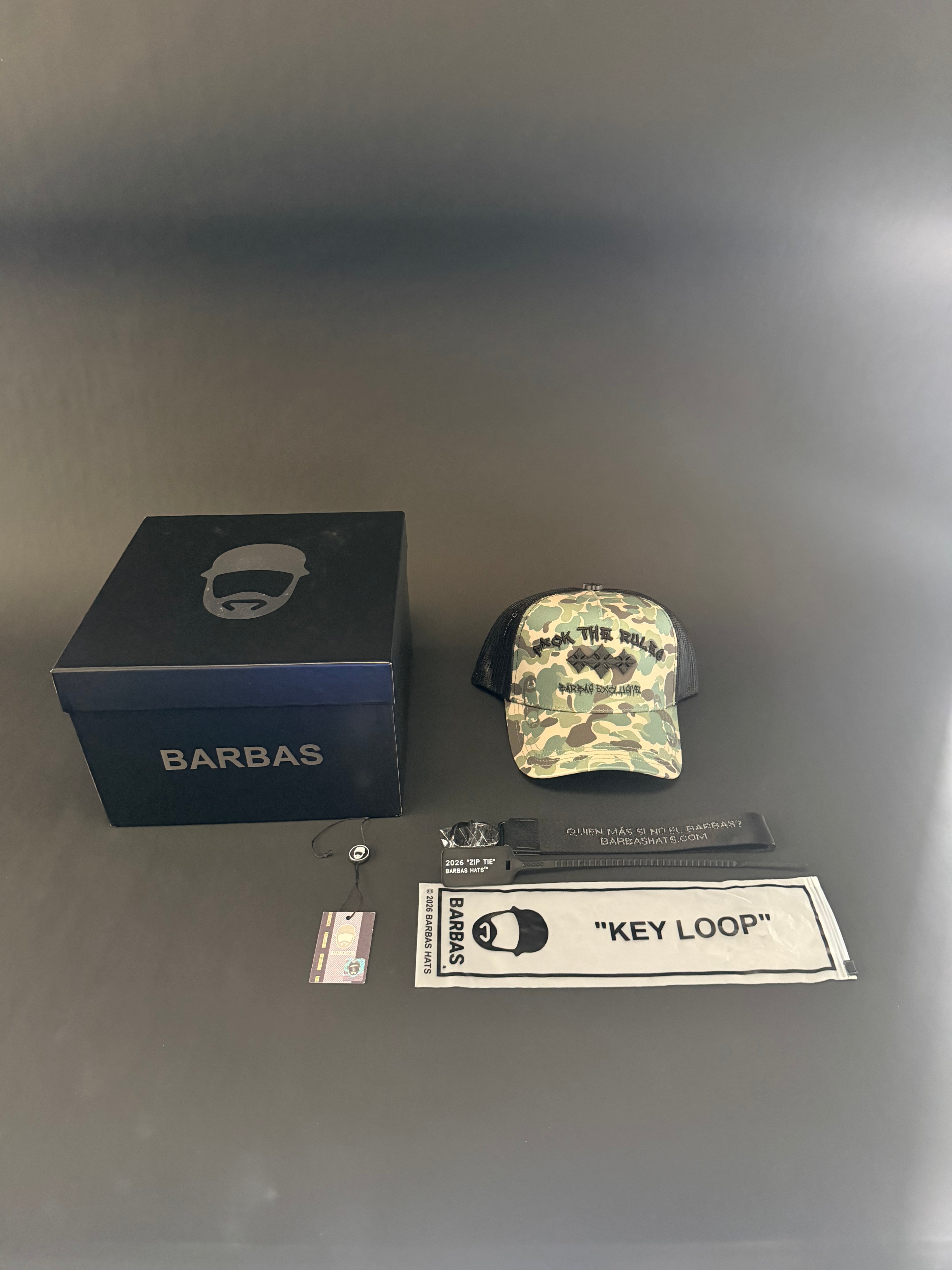 Barbas hats “FTR Trucker” black