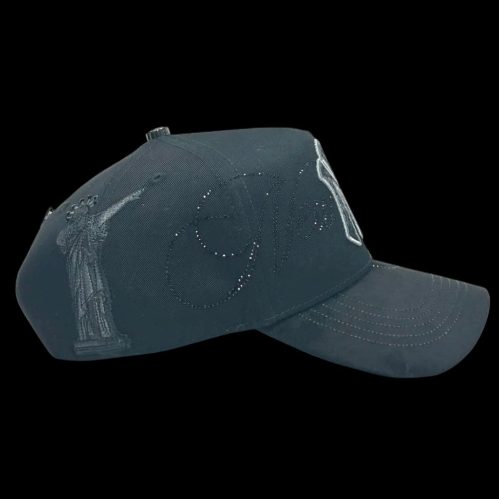 NY Black-Grey Embroidery