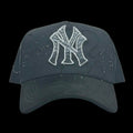 NY Black-Grey Embroidery