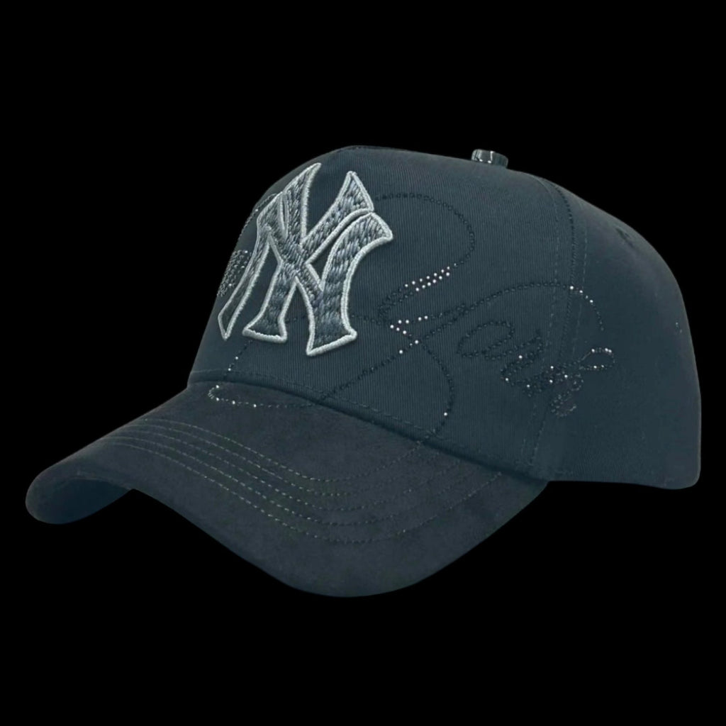 NY Black-Grey Embroidery