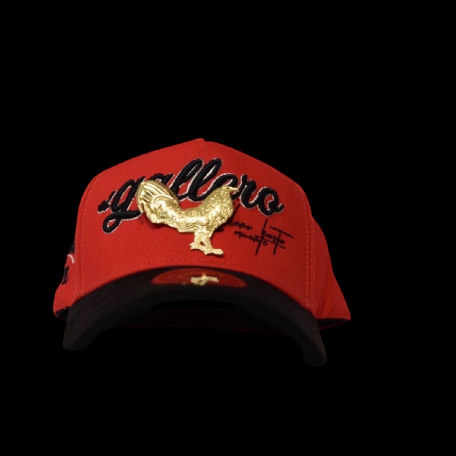 Gallero Roja W-Pin Gold Metal