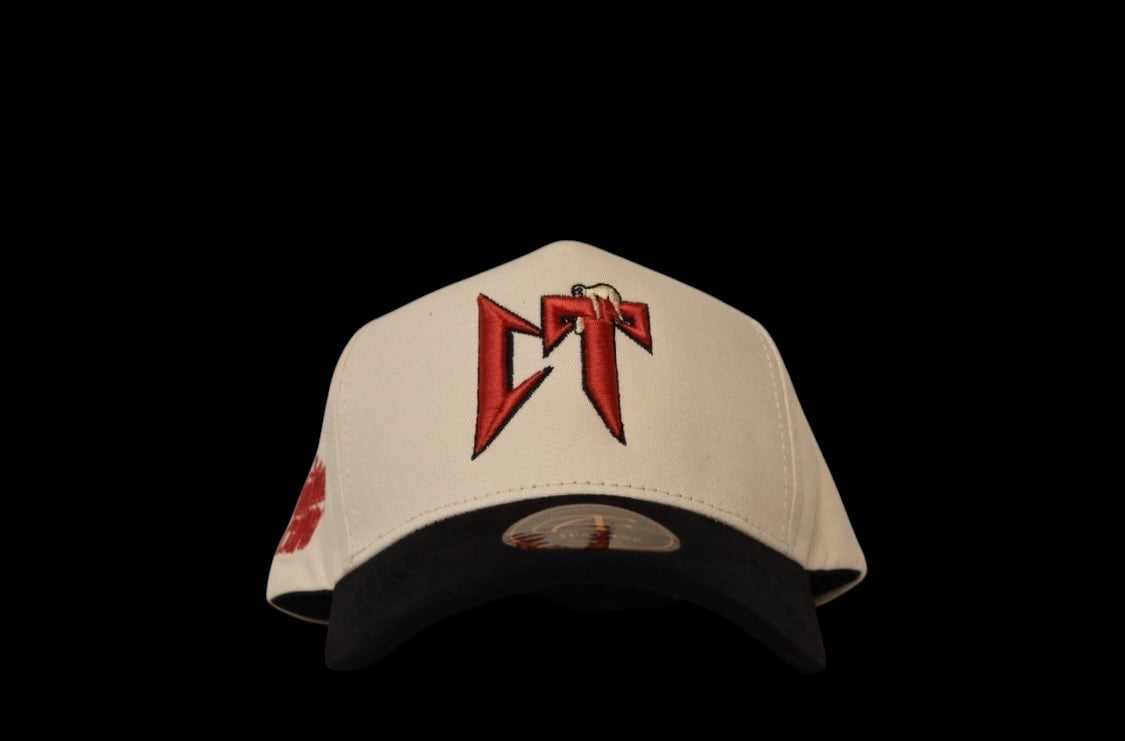 CT Beige Embroidery Red